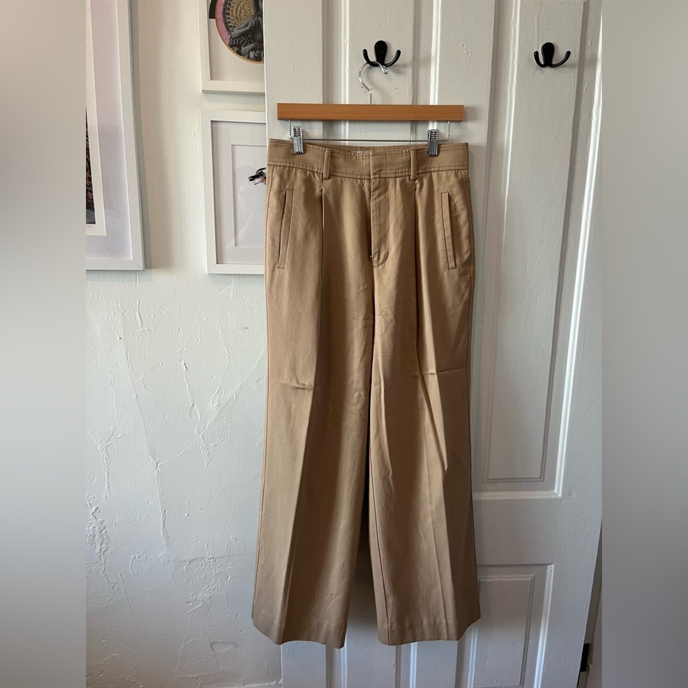 Everlane High Waist Wide Legged Trousers